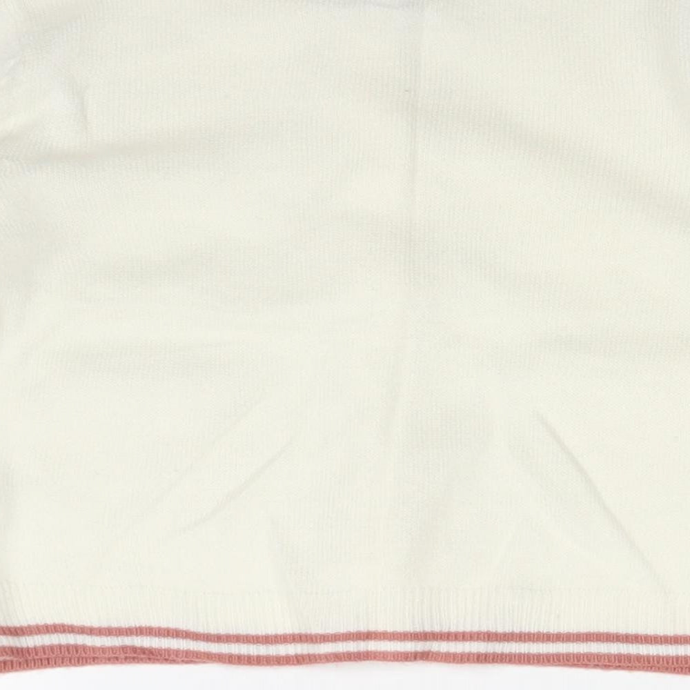 Unicorn Magic Girls White Knit Cardigan Jumper Size 5-6 Years