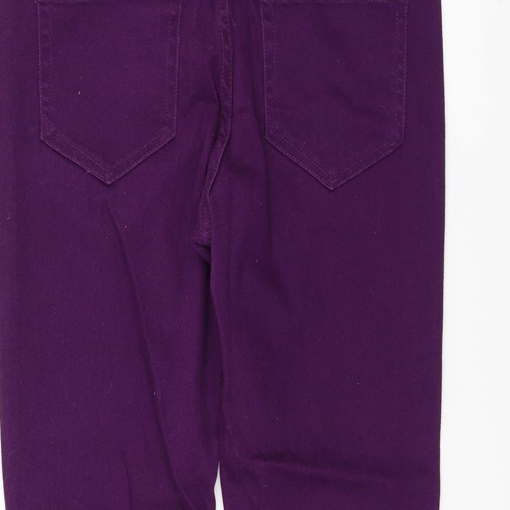 Cherokee Womens Purple Straight Jeans Size 10 L24 in