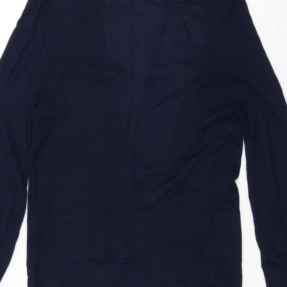 Premise Womens Blue Cardigan Jumper Size M