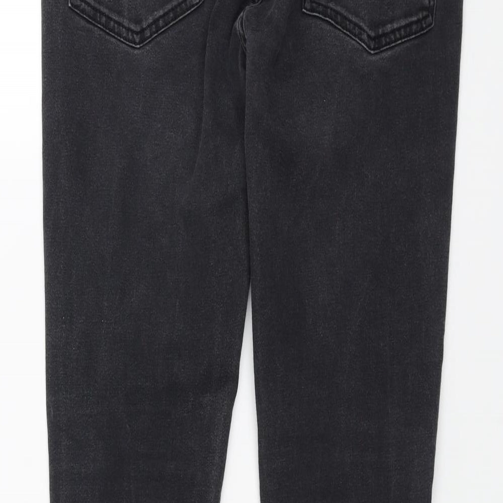 Topman Womens Grey Denim Skinny Jeans Size 34 in L29 in - distressed