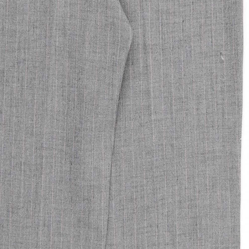 Select Womens Grey Trousers Size 14 L30 in