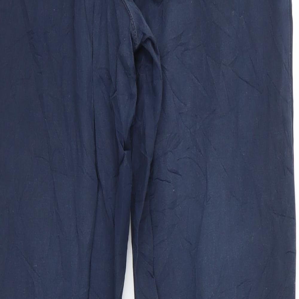 cubus as Womens Blue Chino Trousers Size 8 L25 in