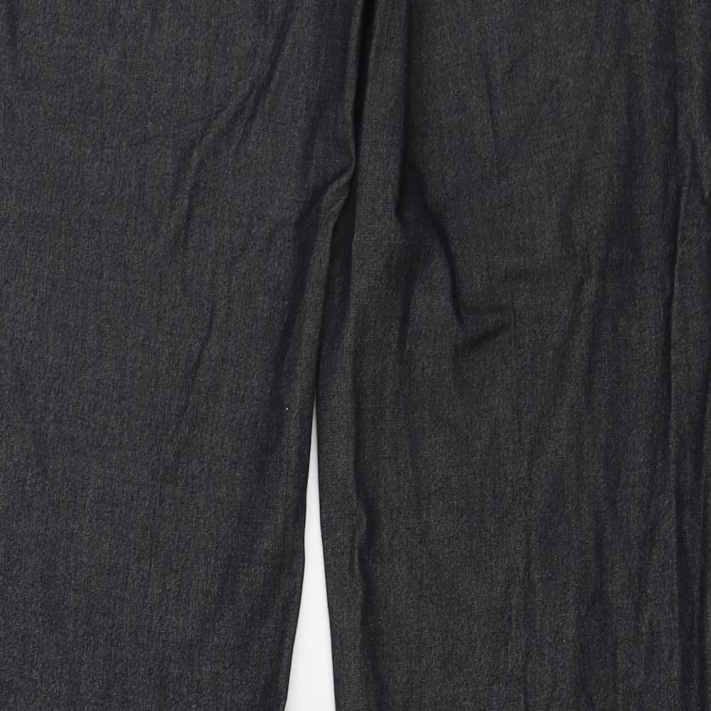 Marks and Spencer Womens Grey Trousers Size 10 L29 in