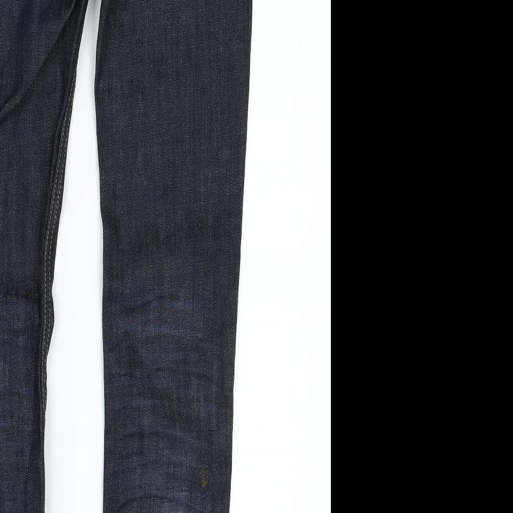 H&M Womens Blue Denim Skinny Jeans Size 25 in L32 in