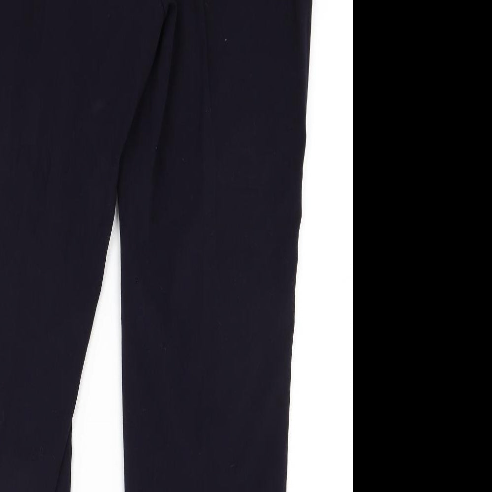 Saviour Womens Blue Trousers Size 12 L28 in
