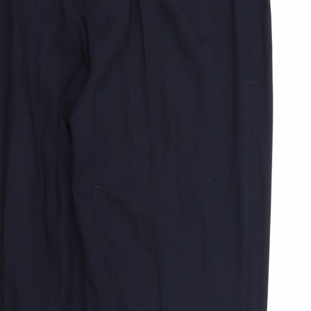 Marks and Spencer Womens Blue Rayon Dress Pants Trousers Size 14 L28 in