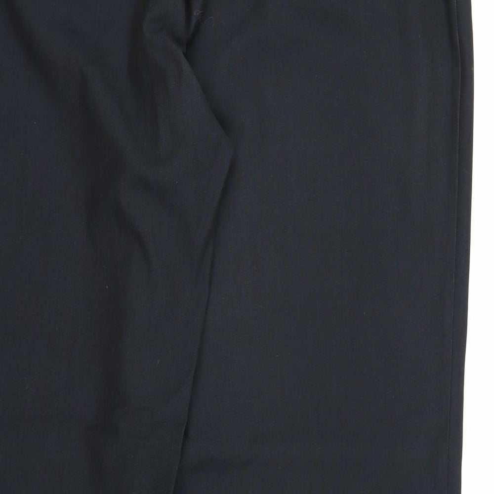 NEXT Womens Black Rayon Dress Pants Trousers Size 16 L30 in