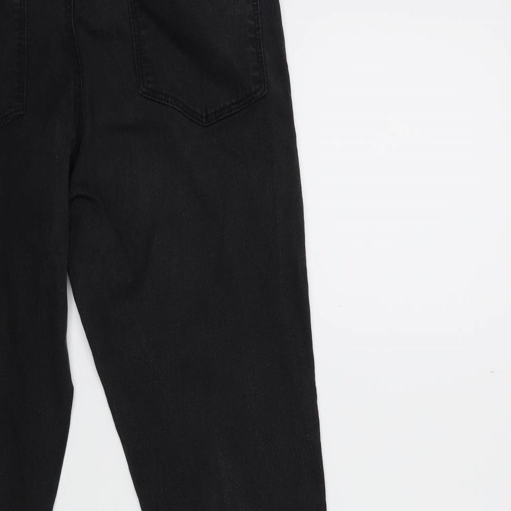 Dorothy Perkins Womens Black Denim Skinny Jeans Size 10 L27 in