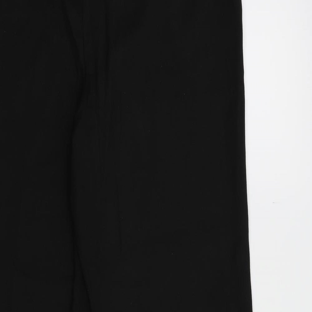 Preworn Womens Black Trousers Size 40 in L30 in