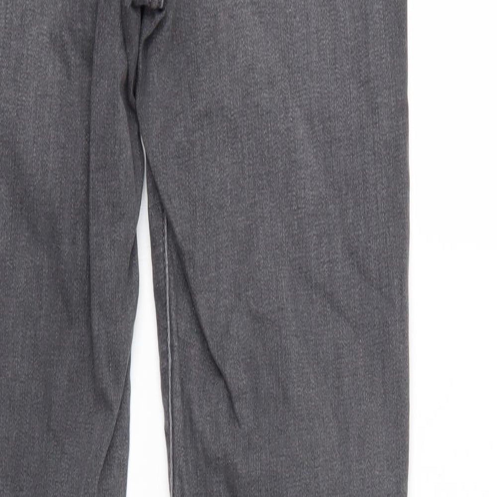 F&F Womens Grey Tapered Jeans Size 8 L28 in