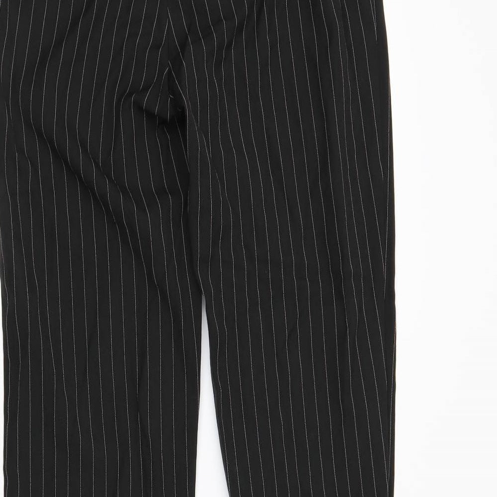 Preworn Womens Blue Striped Trousers Size S L27 in