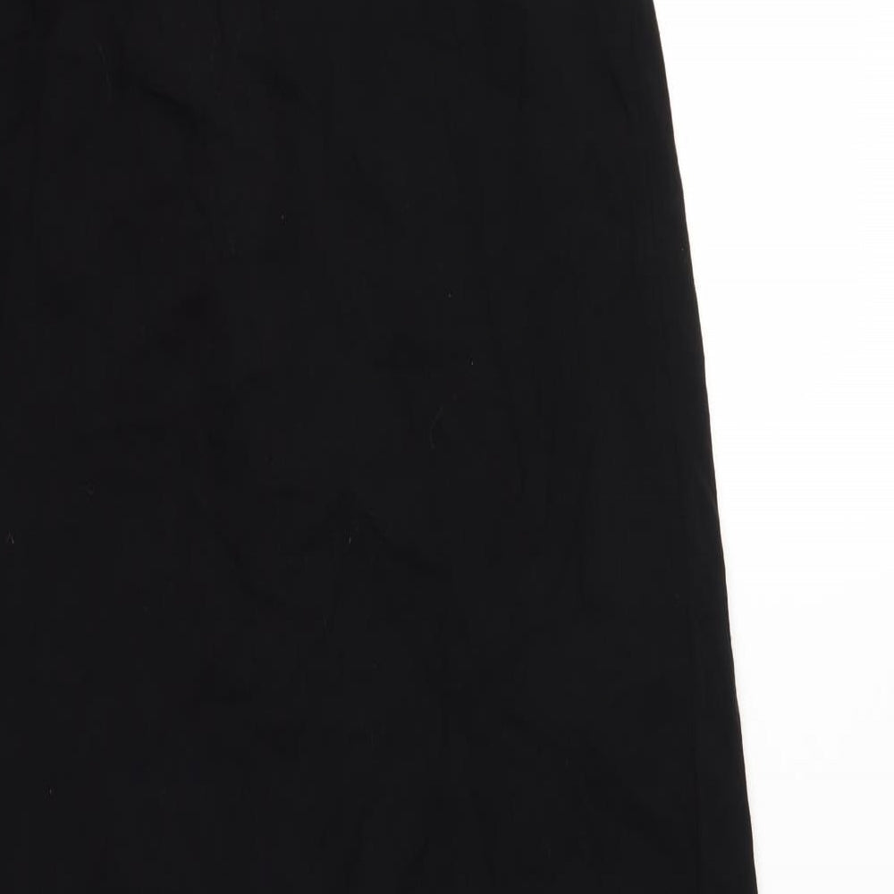 FOREVER 21 Womens Black Jacket Waistcoat Size S - LONG WAISTCOAT