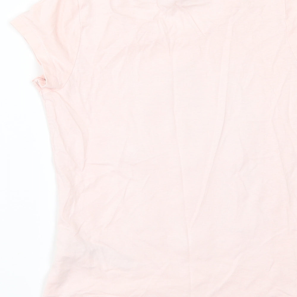 Jasper Conran Girls Pink Basic T-Shirt Size 7-8 Years - BALLET SHOES