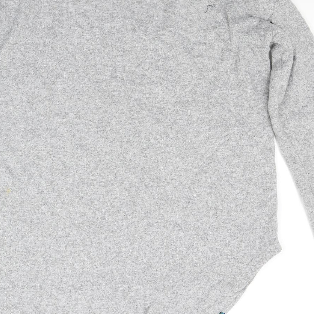 Stock Shop Womens Grey Knit Pullover Jumper Size S - Kingfisher
