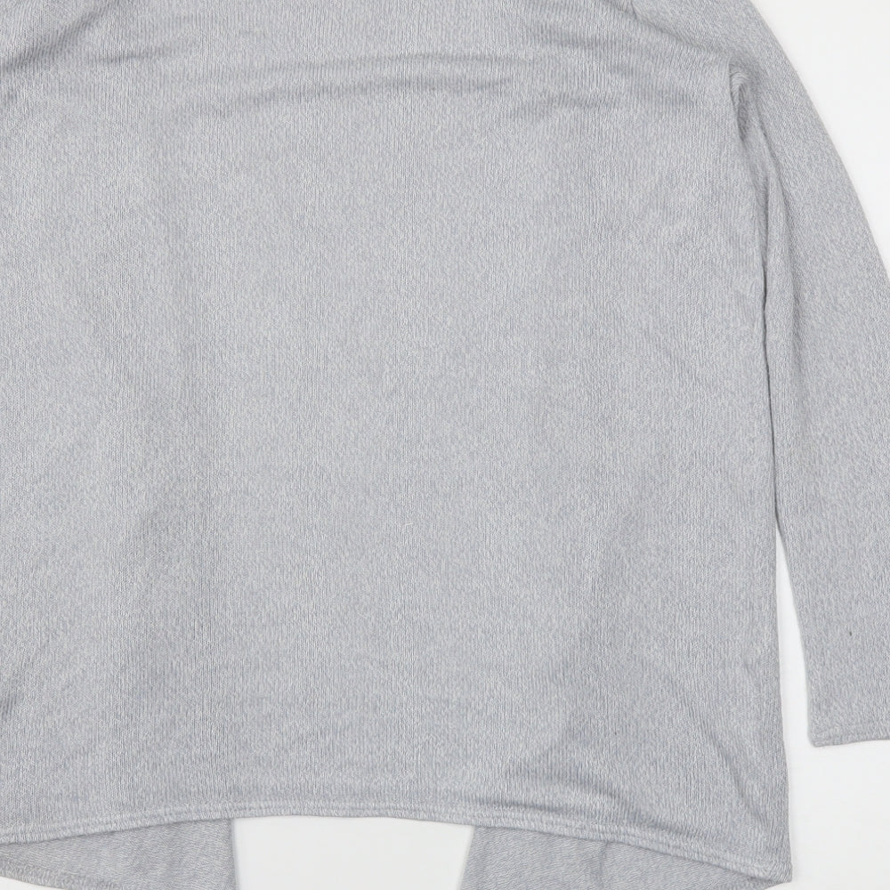 yd Girls Grey Cardigan Jumper Size 11-12 Years