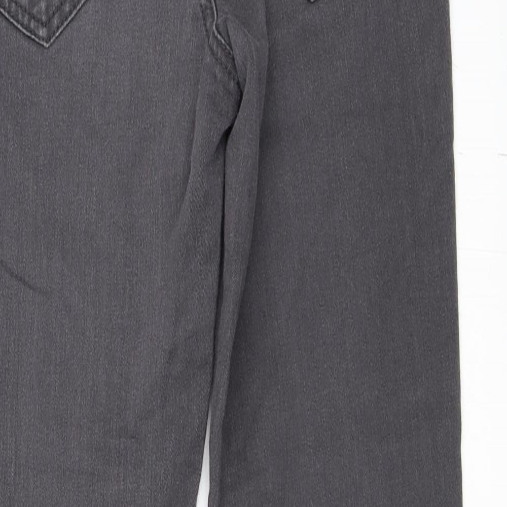 YESYES Womens Black Denim Skinny Jeans Size 8 L28 in