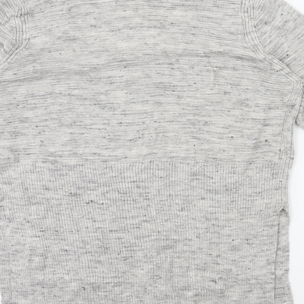 Marks and Spencer Womens Grey Knit Pullover Jumper Size 14