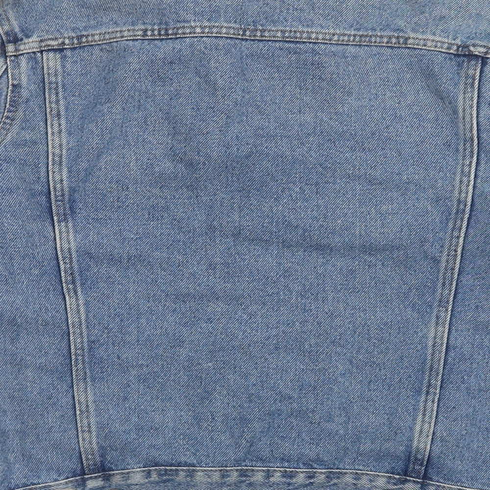 Divided Womens Blue Denim Jacket Size 6