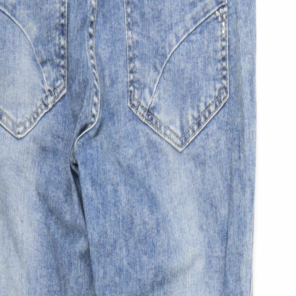 Select Denim Womens Blue Denim Straight Jeans Size 12 L23 in