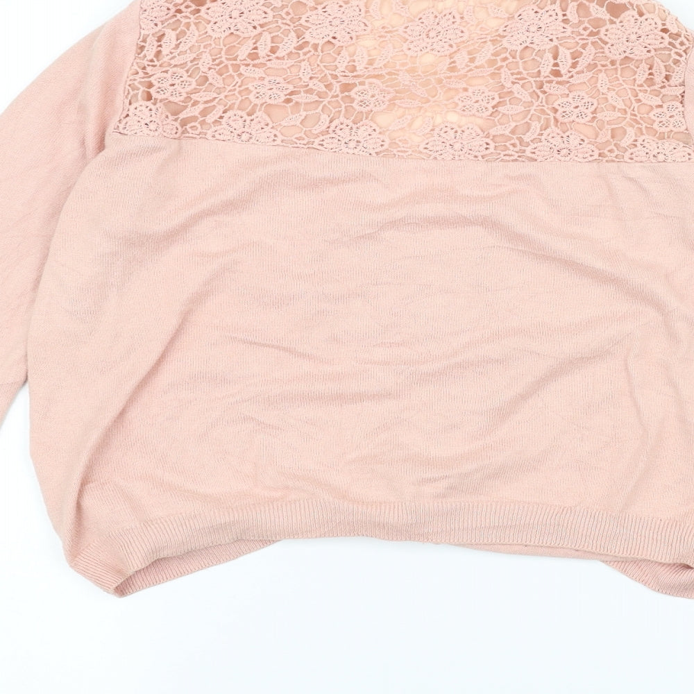 George Womens Pink Jacket Coatigan Size 12