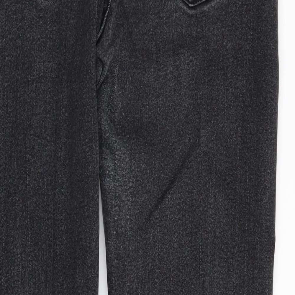 Asda George Womens Black Straight Jeans Size 16 L26 in