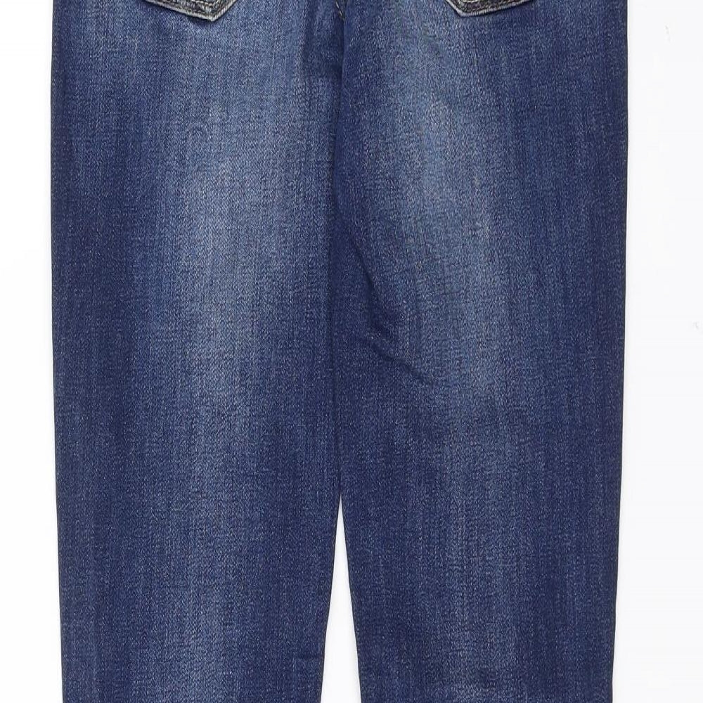 Topshop Womens Blue Denim Skinny Jeans Size 26 in L30 in