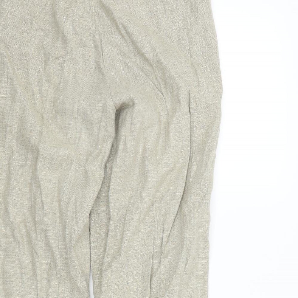 Preworn Womens Beige Trousers Size 32 L26 in - Pockets