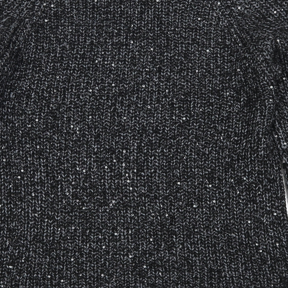 Nutmeg Womens Grey Pullover Jumper Size 8