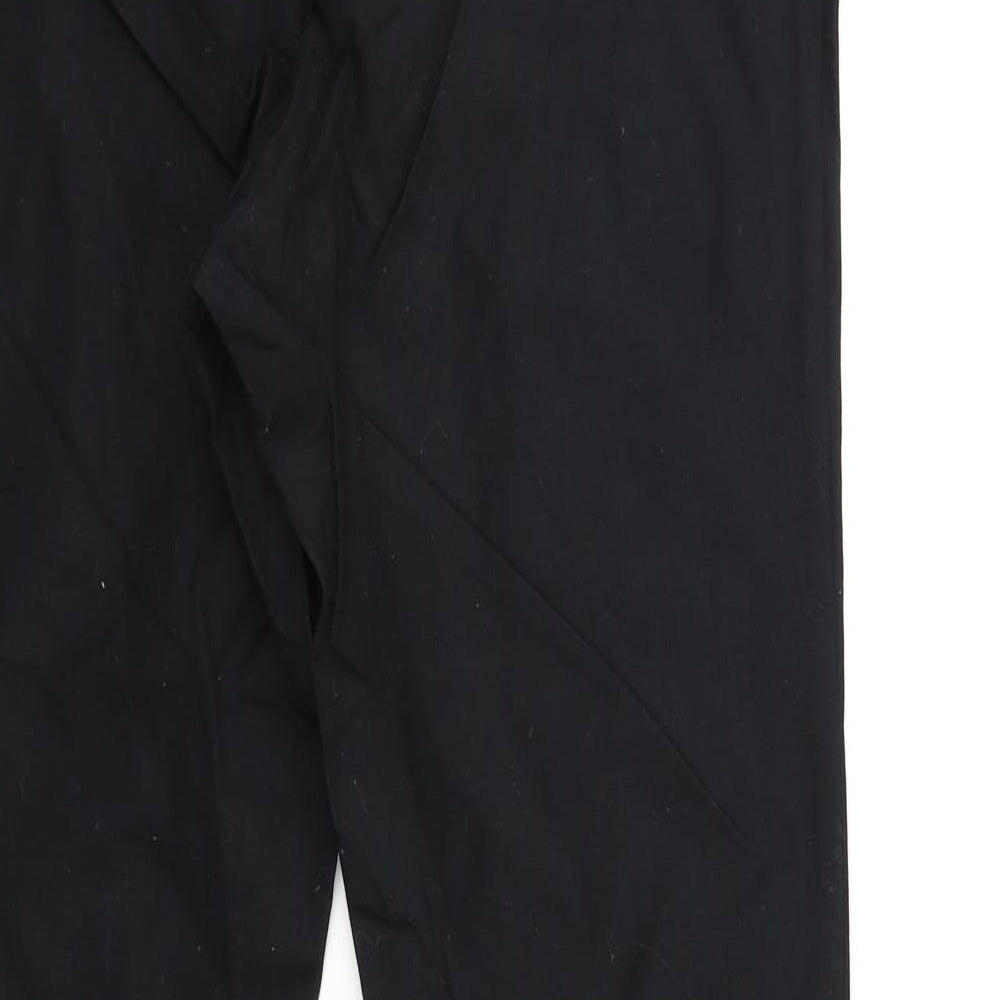 River Island Womens Black Snow Pants Trousers Size 12 L28 in