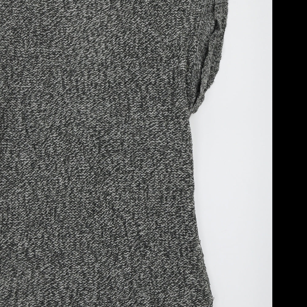 Ellos Womens Grey Cardigan Jumper Size 10