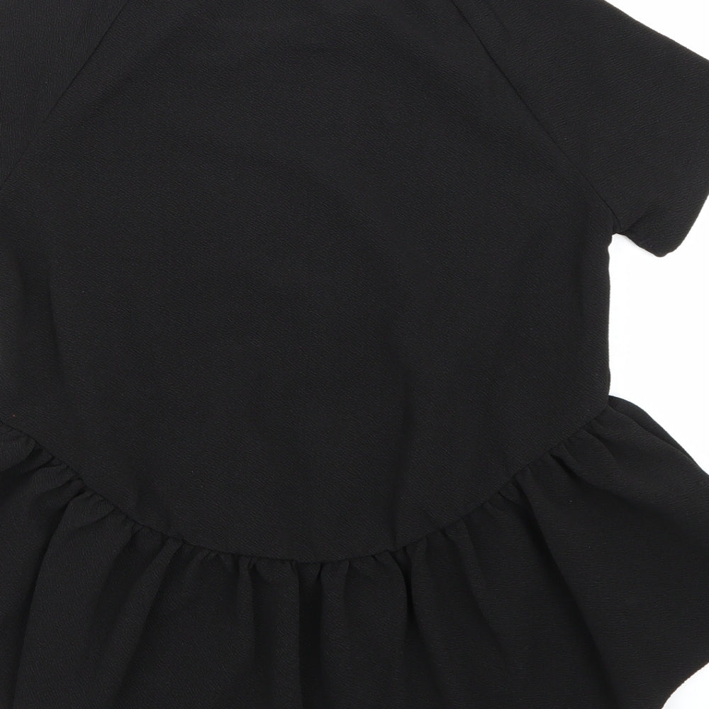 SHIEN Womens Black Basic Blouse Size XS