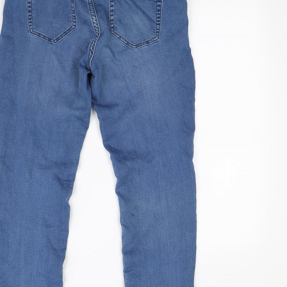 Preworn Womens Blue Straight Jeans Size 32 in L30 in