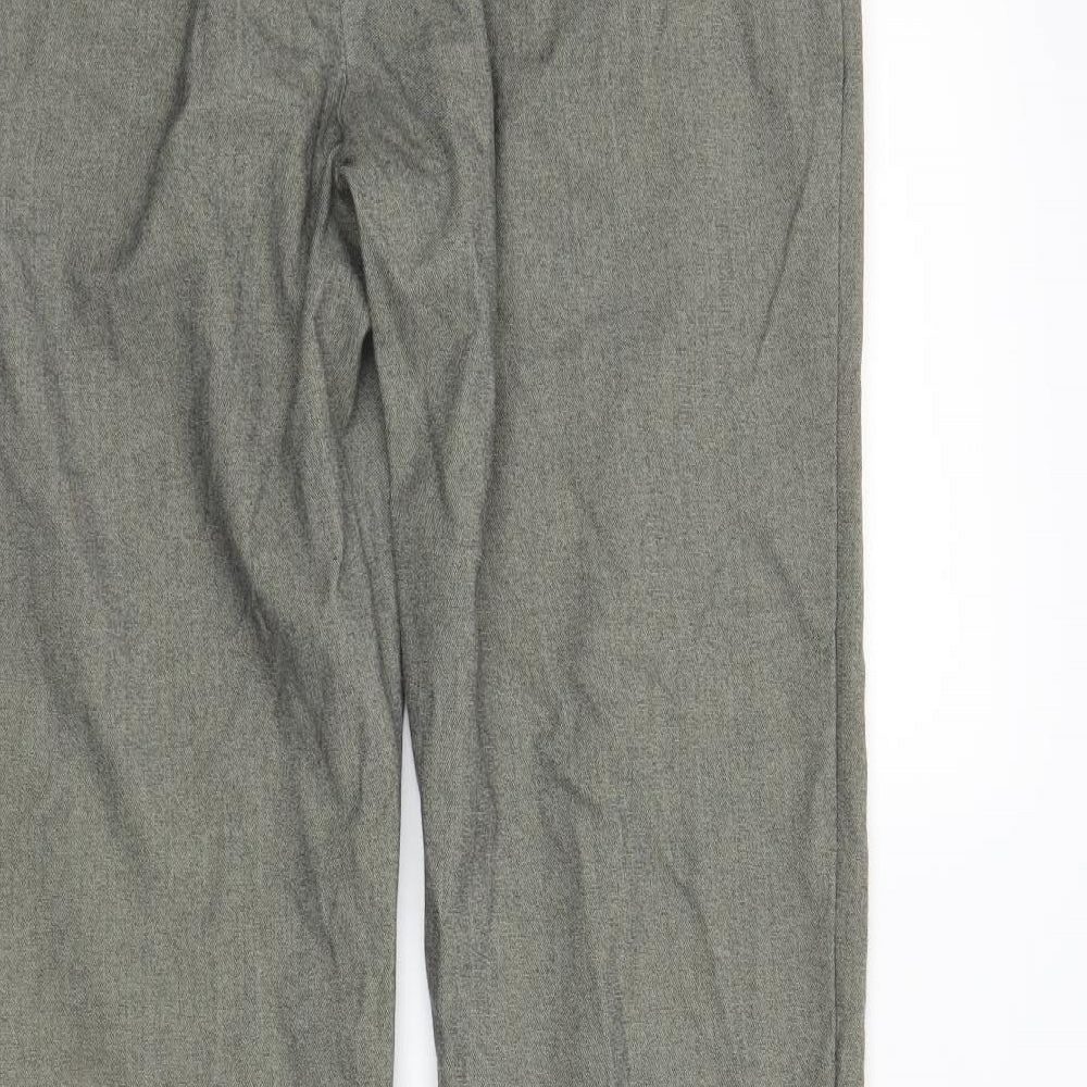 Zara Mens Grey Trousers Size M L28 in