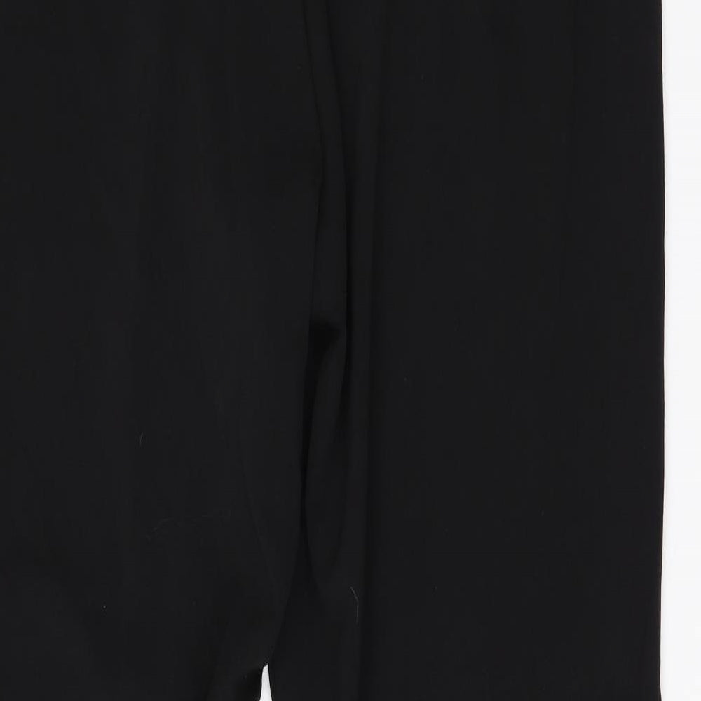 So Fabulous Womens Black Trousers Size 46 in L31 in