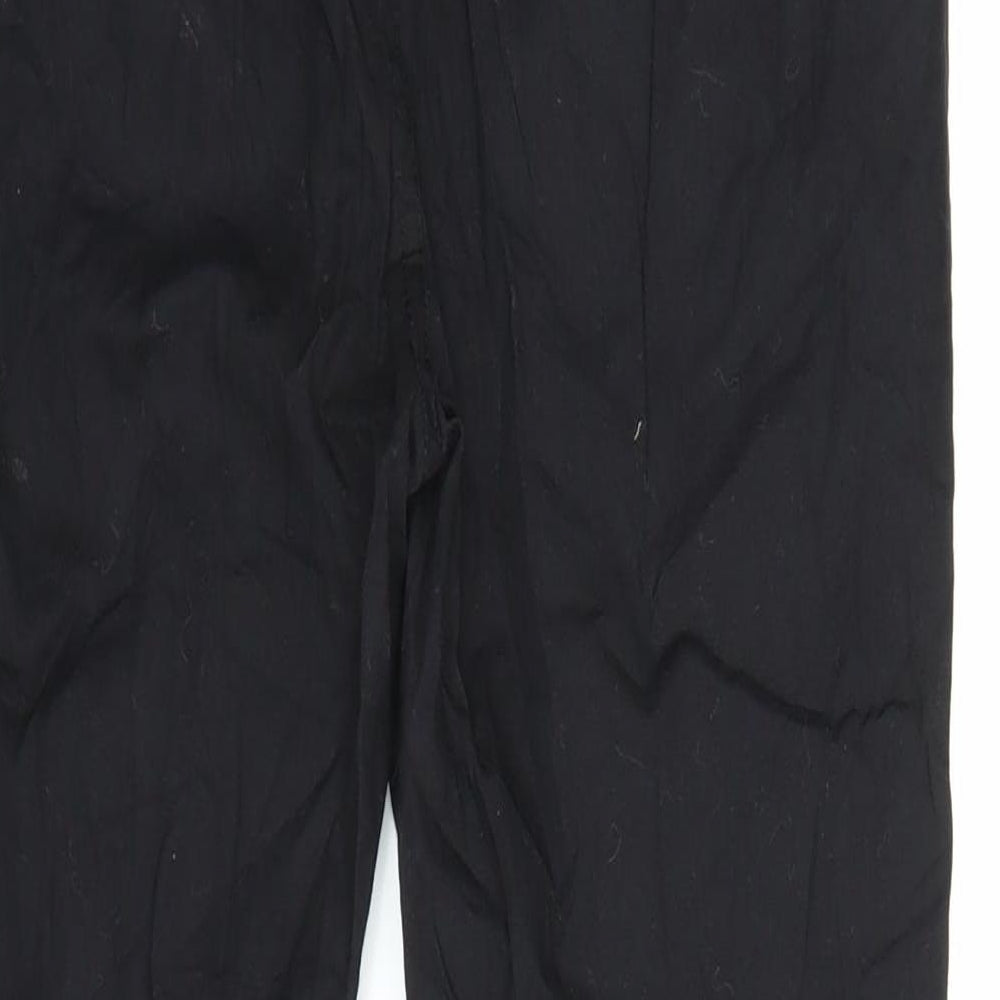 Preworn Womens Black Capri Trousers Size M L24 in