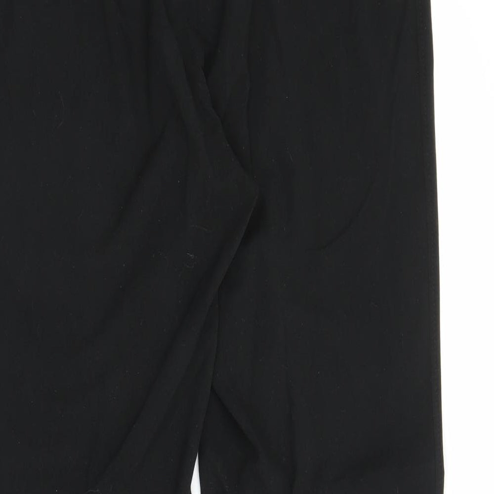 M&S Womens Black Trousers Size 10 L29 in