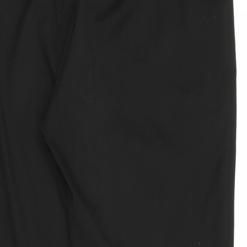 Preworn Womens Black Trousers Size M L26 in