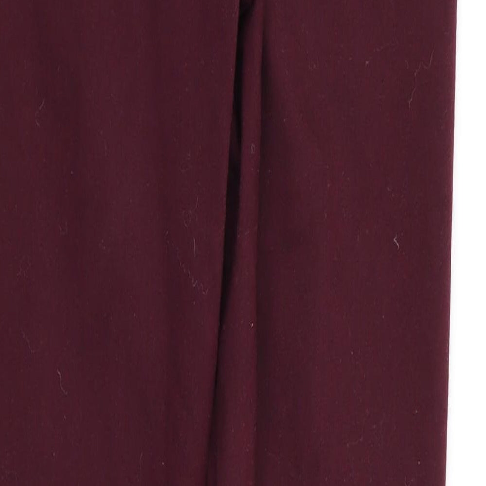 DENIM AND CO Womens Red Skinny Jeans Size 8 L27 in