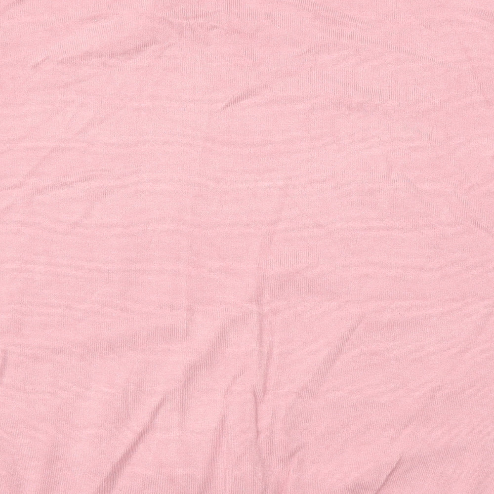 H&M Womens Pink Basic T-Shirt Size M