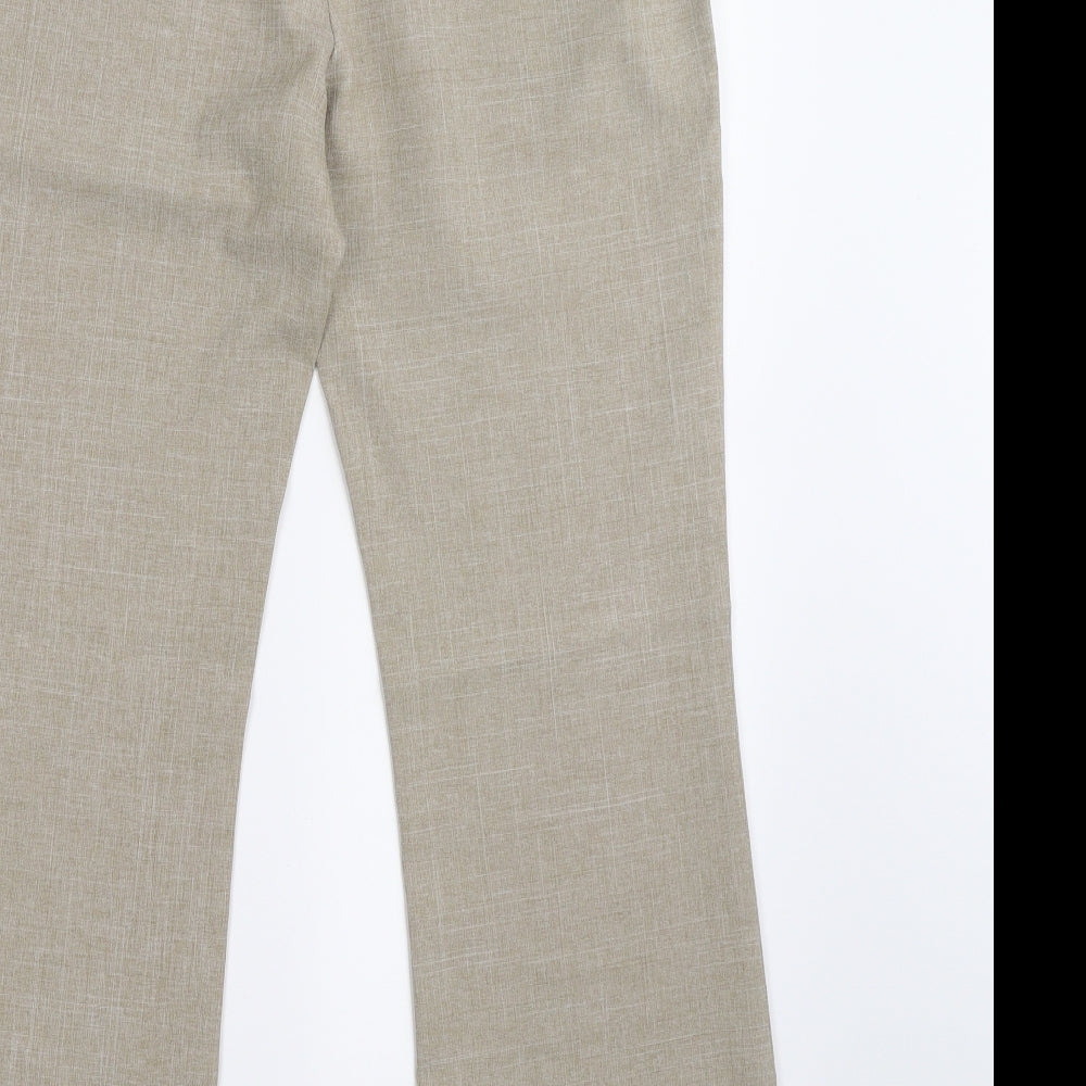 Dorothy Perkins Womens Ivory Trousers Size 10 L27.5 in