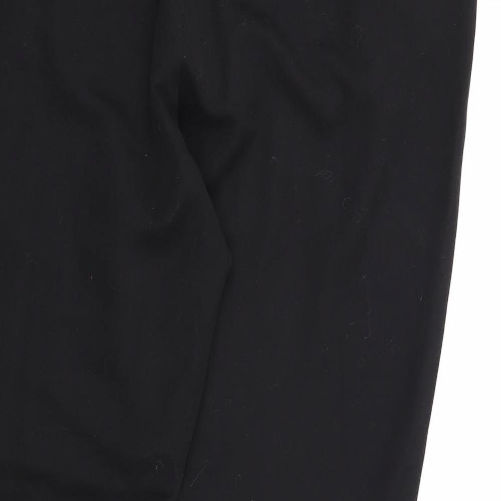 Papaya Womens Black Rayon Dress Pants Trousers Size 16 L29 in