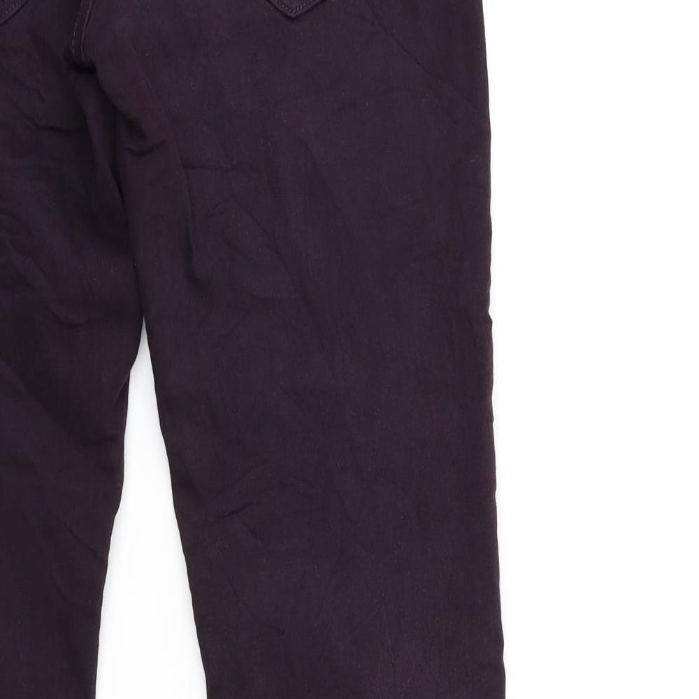 H&M Womens Red Denim Skinny Jeans Size 27 in L30 in