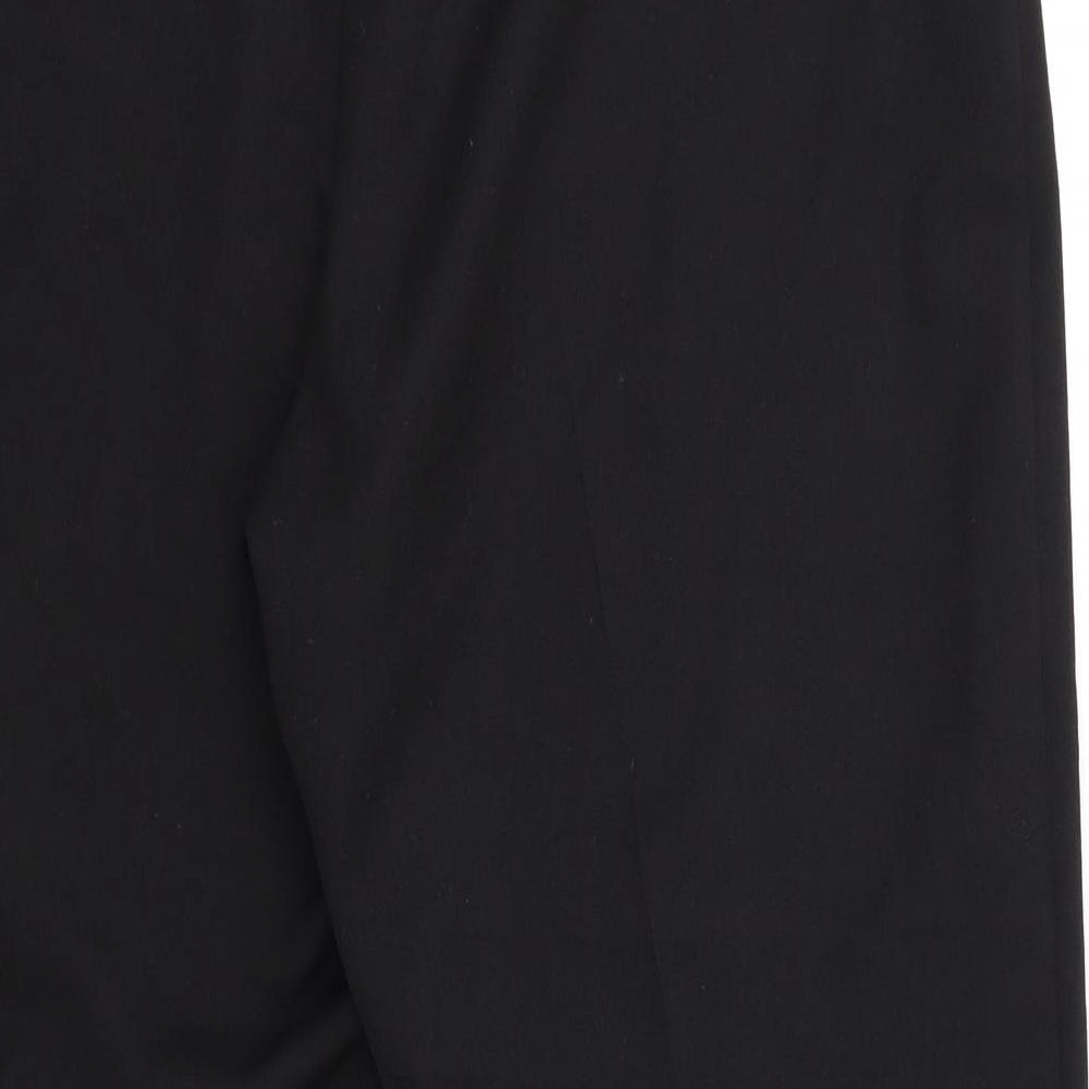F&F Womens Black Trousers Size 18 L25 in