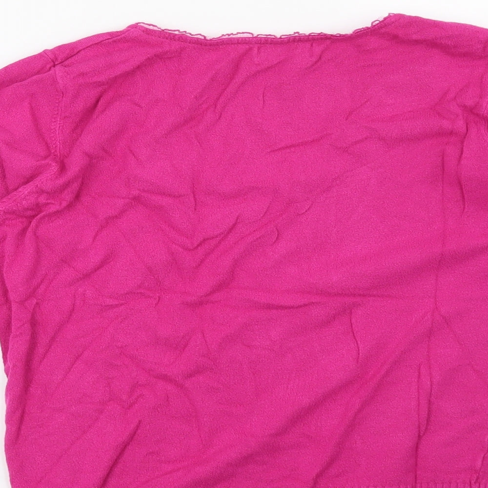 Per Una Womens Pink Pullover Jumper Size 14