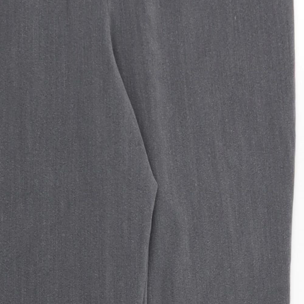 Preworn Womens Grey Trousers Size 14 L27 in