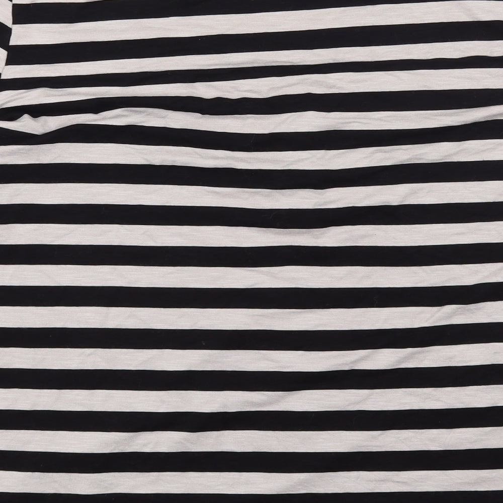 Wallis Womens Brown Striped Basic Blouse Size M
