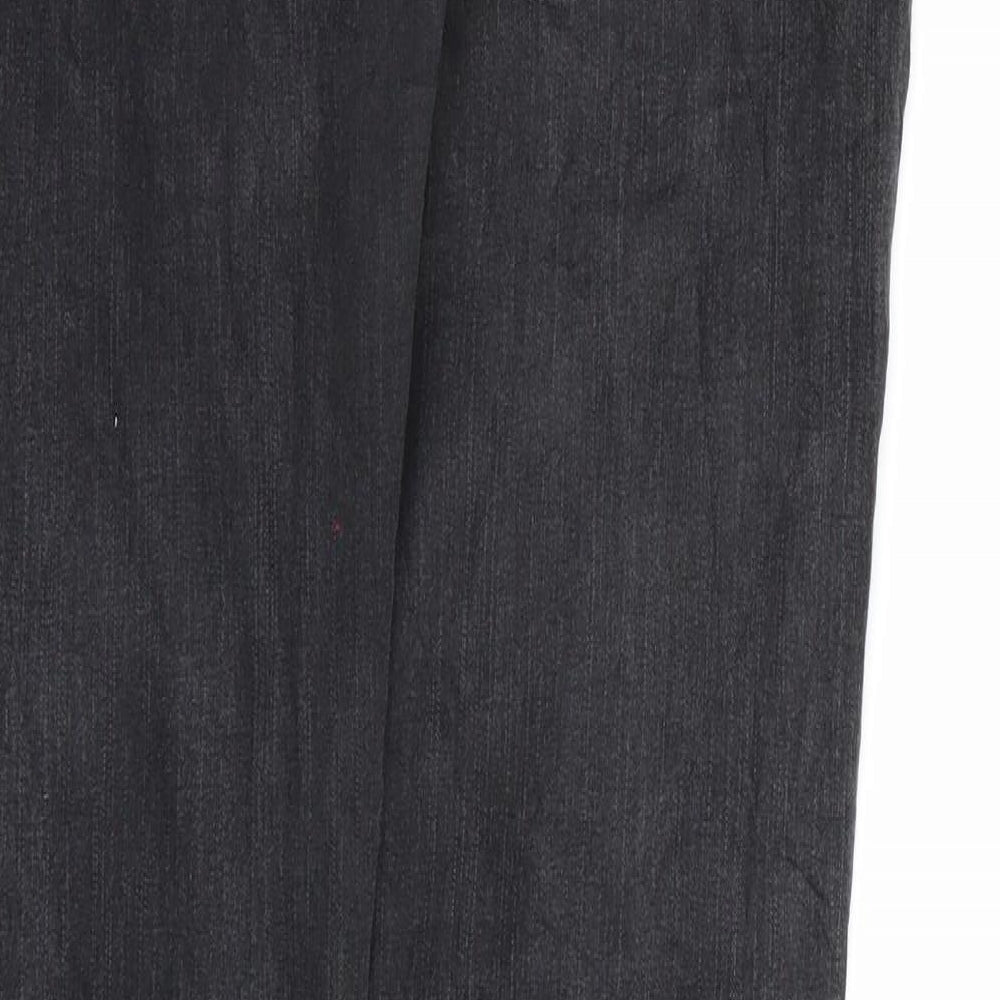 Hacker Womens Black Denim Skinny Jeans Size 31 in L34 in