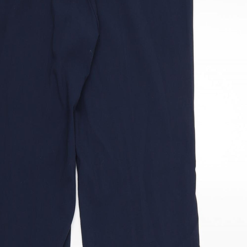 Preworn Womens Blue Trousers Size 12 L28 in