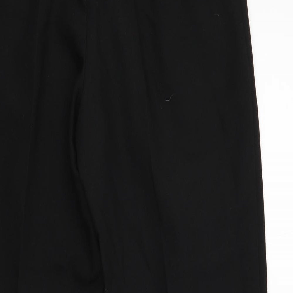 New Look Womens Black Trousers Size 6 L25.5 in