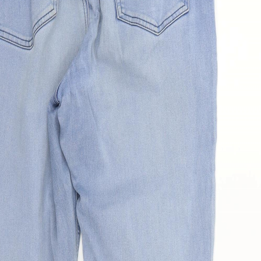 TU Womens Blue Trousers Size 14 L25 in